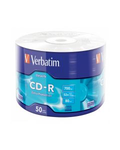 Диск CD Verbatim CD-R 700Mb 52x Wrap-box Extra (43787)