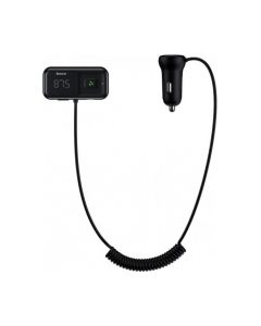 FM модулятор Baseus T typed S-16 MP3 Black (CCTM-E01)