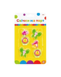 Свічка Maxi Весна 6 шт на торт (MX624030)