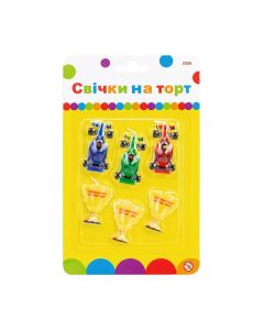 Свічка Maxi Гонки 6 шт на торт (MX624021)