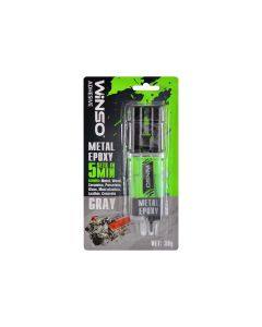 Автомобільний клей WINSO епоксидний двокомпонентний Metal Epoxy 30g,сірий (300500)