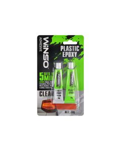 Автомобільний клей WINSO епоксидний двокомпонентний Plastic Epoxy 20g (300400)