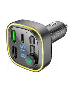 FM модулятор BOROFONE BC48, Gray, Box (BC48)