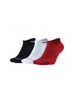 Шкарпетки Nike U ED CUSH POLY NS 3PR 144 DX9656-902 46-50 3 пари Червоний/Білий/Чорний (196152694331)