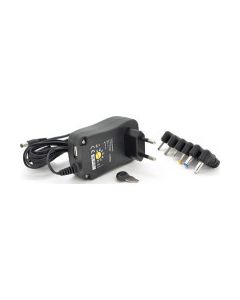 Блок живлення мережевий Voltronic 30W Universal, Output 3V-12V, 2.35*0.75/ 3.0*1.1/3.5*1.35/4.0*1.7 /5.5*2.1/5.5*2.5 (13056 / YT-UPS30W)