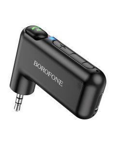 FM модулятор BOROFONE BC35 Wideway car AUX BT receiver Black (BC35B)