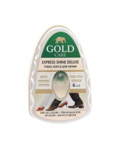 Губка для взуття GoldCare Експрес-блиск Безбарвна із запаскою 6 мл (8697704020797)