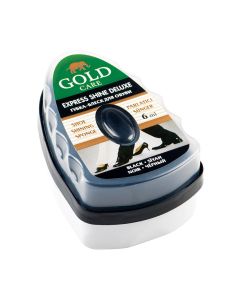 Губка для взуття GoldCare Експрес-блиск Чорна із запаскою 6 мл (8697704020759)