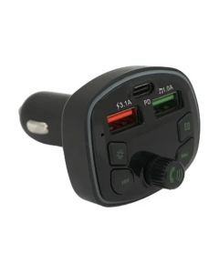 FM модулятор Voltronic Q7 з еквалайзером, 3.1A, PD18W, USB, TF (FM-Q7EQ)