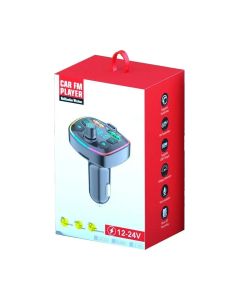 FM модулятор Voltronic Q8 з еквалайзером, 3.1A, USB, TF (FM-Q8EQ)