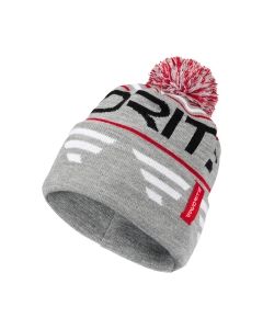 Шапка Favorite Pompon Hat 56 Gray Black Logo (1693.08.86)