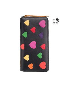 Гаманець Visconti LV5 Passion з RFID Black-Multi Love (LV5 BK MULTI)