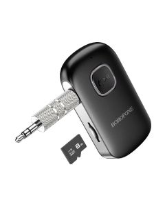 FM модулятор BOROFONE BC42 Car AUX BT Receiver Black (BC42B)