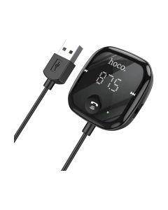 FM модулятор HOCO E65 Unity Car BT FM Transmitter Black (6931474748324)