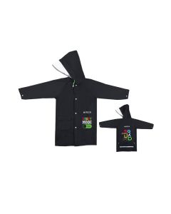 Дощовик дитячий Kite Crazy mode S 115-130 см Чорний (K24-2600S)