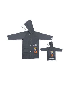 Дощовик дитячий Kite Naruto S 115 - 130 см Сірий (NR24-2600S)