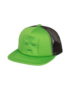 Кепка Jinx Minecraft - Who's Deboss Creeper Youth Snapback Green (JINX-10370)