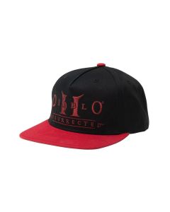 Кепка Jinx Diablo II Resurrected - Hell to Pay Snap, Black/Red (JINX-12120)