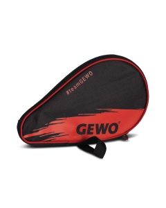 Чохол для ракетки Gewo Round Cover Wave з відділенням для м'ячів Black/Red (109679130) (931256)