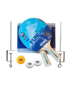 Комплект для настільного тенісу Gewo Free Time 2 Bats 3 Balls + сітка (96970000) (931305)