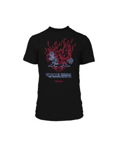 Футболка Jinx Cyberpunk 2077 - Neon Samurai Premium Tee Black, S (JINX-11915S)