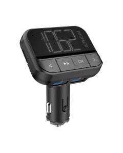FM модулятор Promate ezfm-2 black AUX/SD/USB Black (ezfm-2.black)