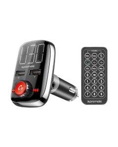 FM модулятор Promate SmarTune 3 BLUETOOTH/AUX/SD/USB 2XUSB 3.4 A BLACK (smartune-3.black)